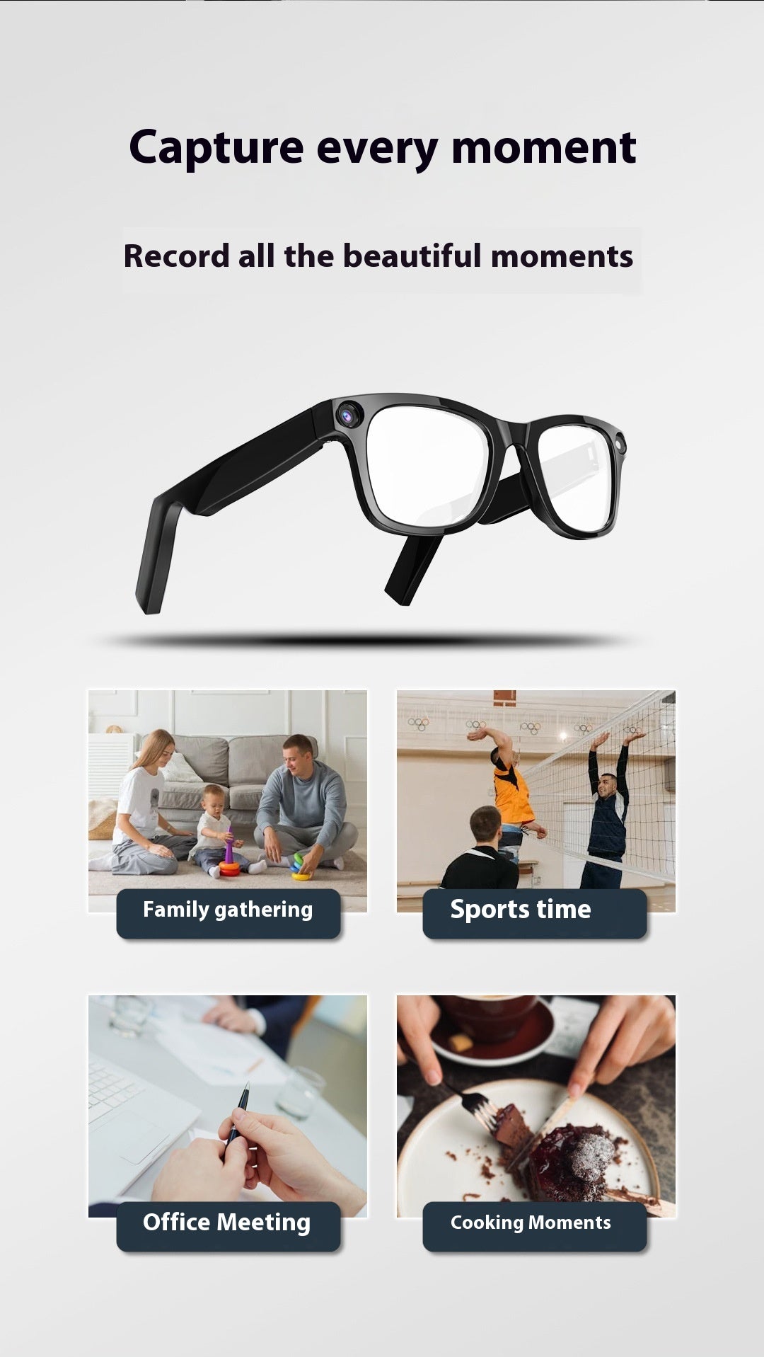 Lentes Inteligentes con Cámara IA