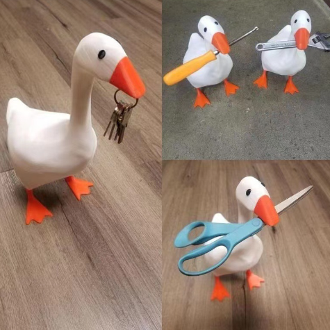 Soporte Magnético para Llaves en Forma de Pato para Decoración del Hogar