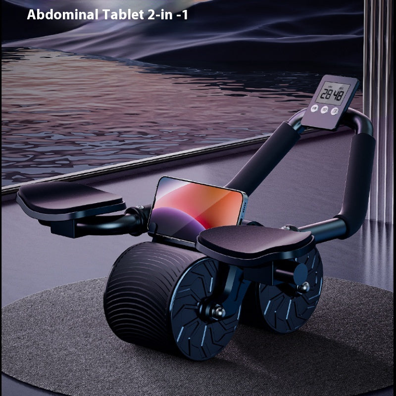 Rueda Abdominal con Rebote Automático — Ejercicio en Casa