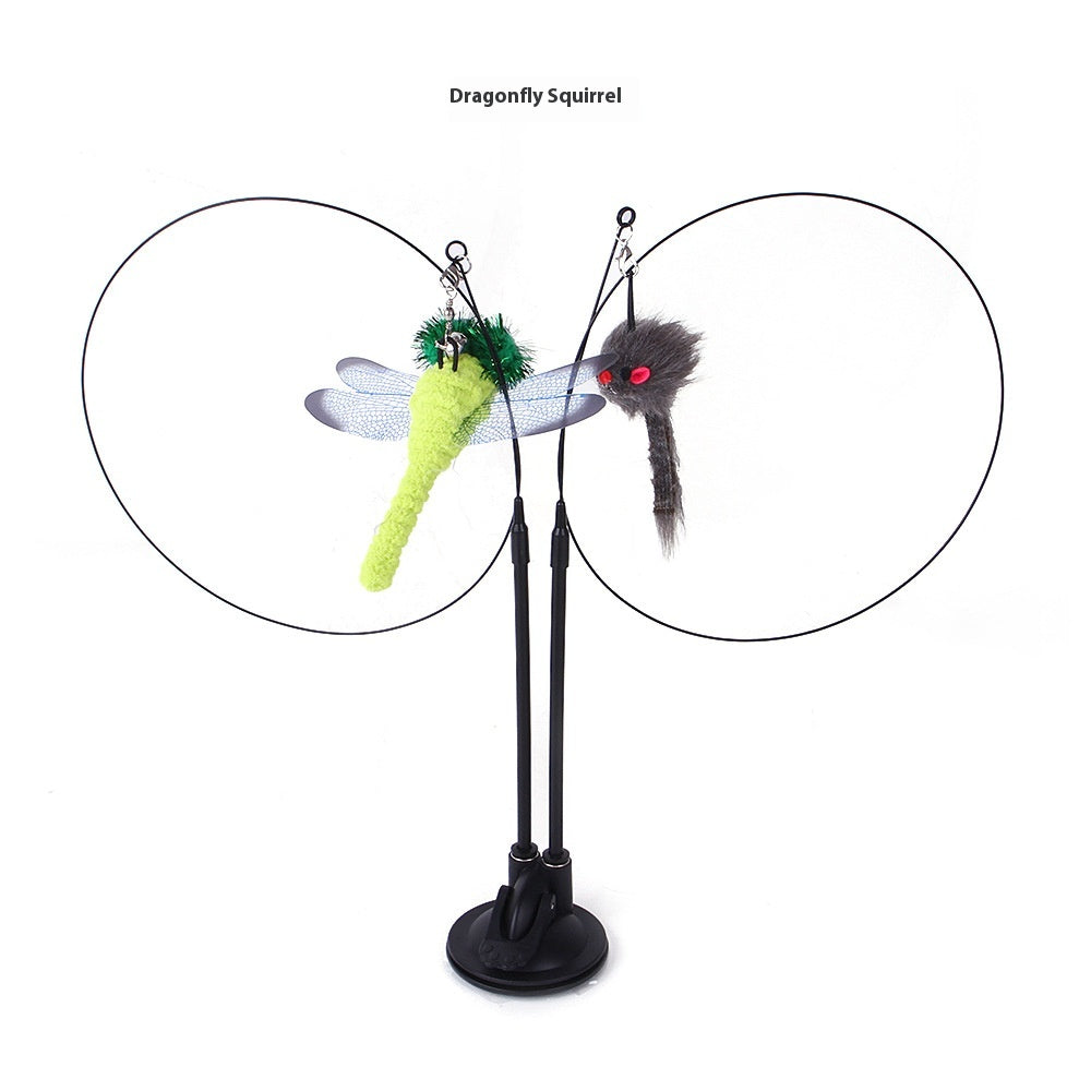 Juguete Interactivo con Ventosa para Gatos - Entretenimiento Garantizado