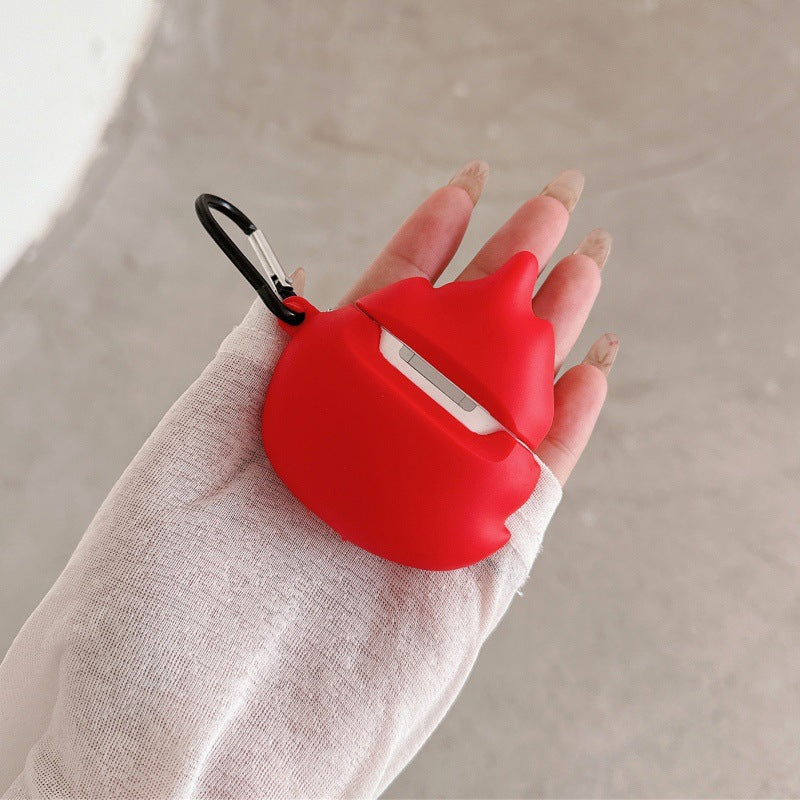 Funda Protectora para AirPods Pro 2 y AirPods 4 - Silicon con Mosqueton