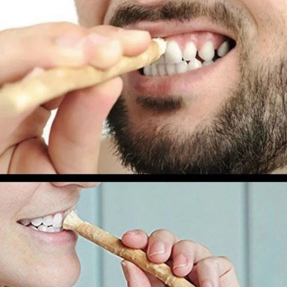 Palito miswak para limpiar los dientes