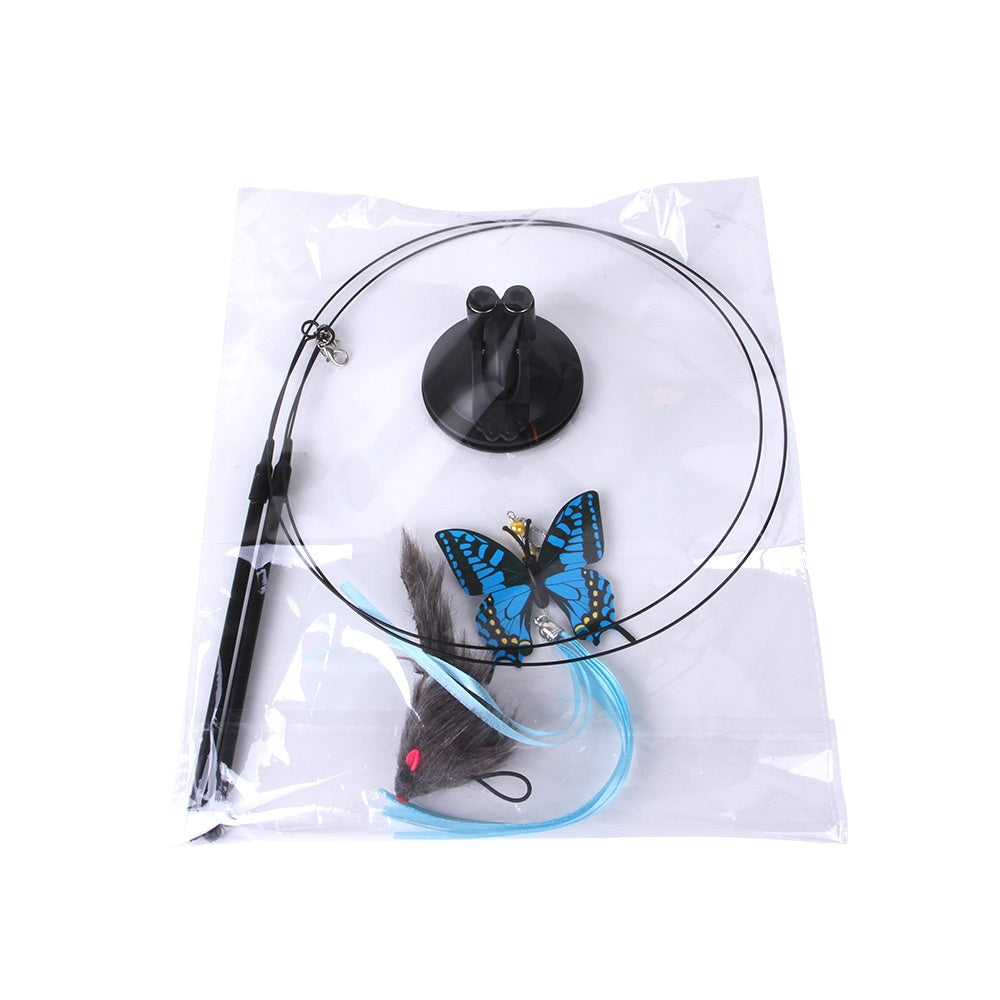 Juguete Interactivo con Ventosa para Gatos - Entretenimiento Garantizado