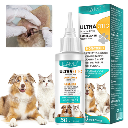 Limpiador de Oidos para Mascotas 50ml - Perros y Gatos