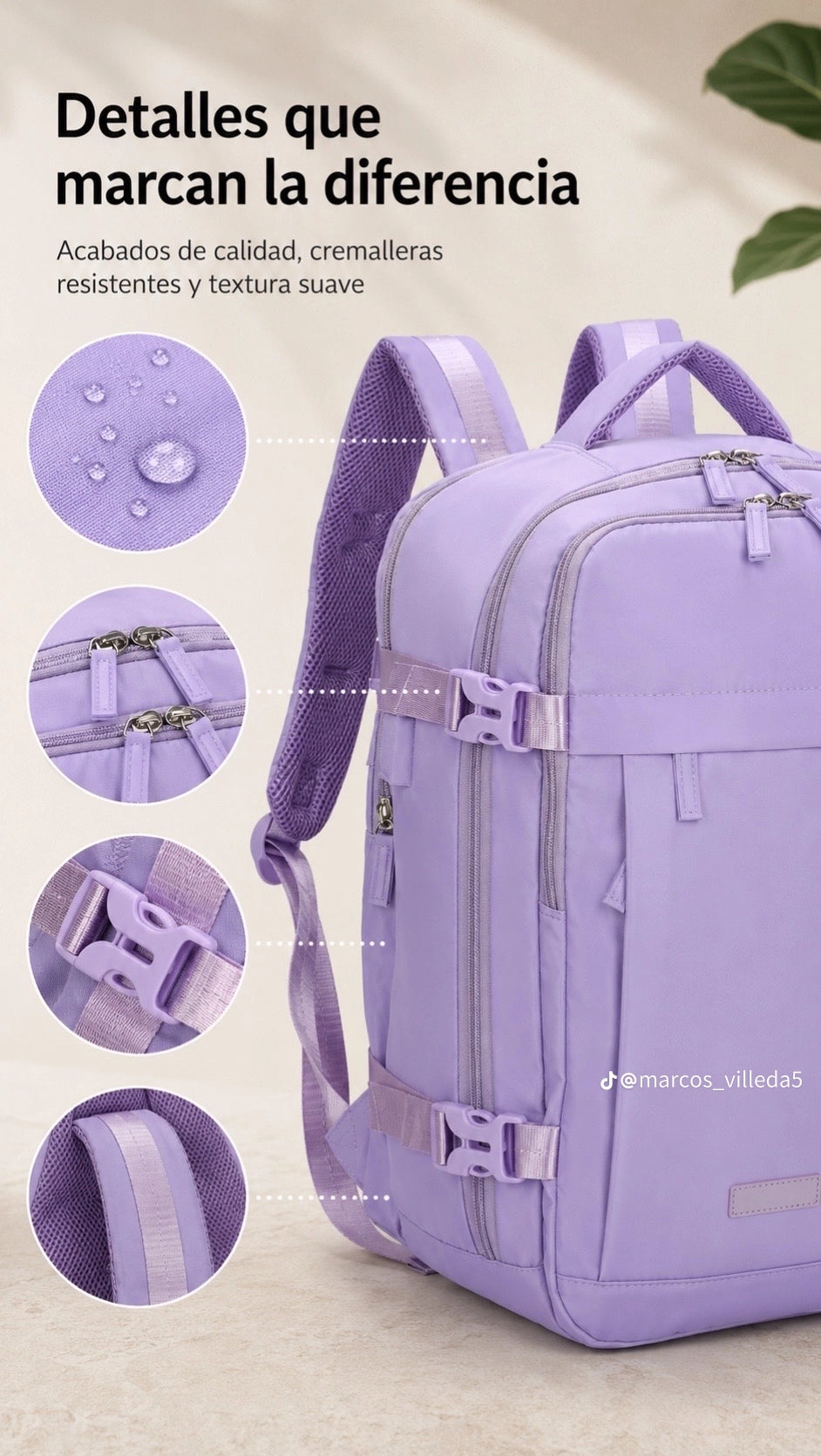 Mochila de Viaje Impermeable